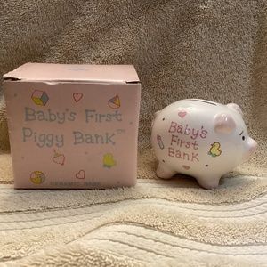 RUSS Baby’s Girls First Piggy Bank